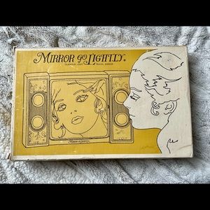 Vintage Mirror Go Lightly Travel Vanity